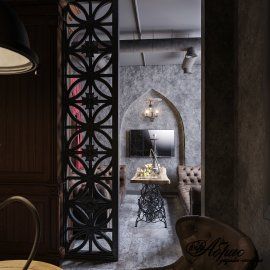 Дизайн интерьера кальянной Hookah Place | Портфолио